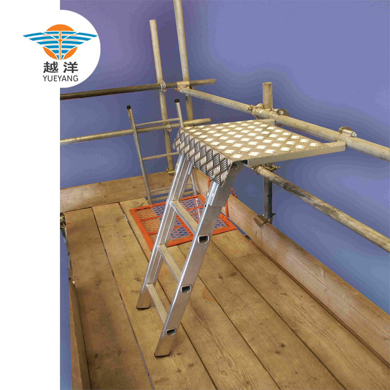 Aluminum Scaffolding Ladder Step For Scaffolder To Erect and Dismantle Scaffolding Safely