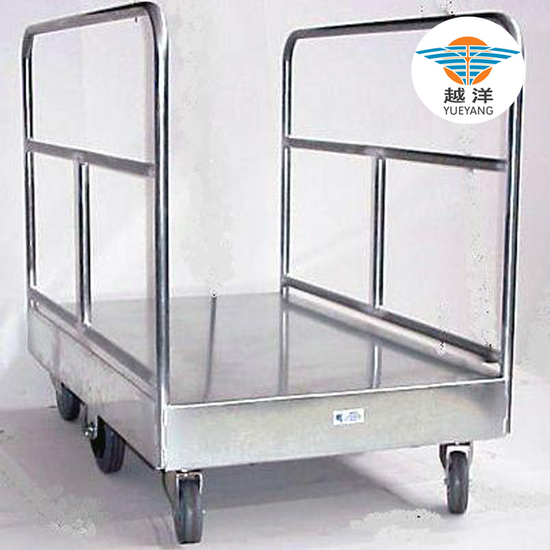 Storage Platform Hand Trolley With 6 Wheels On Competitive Price