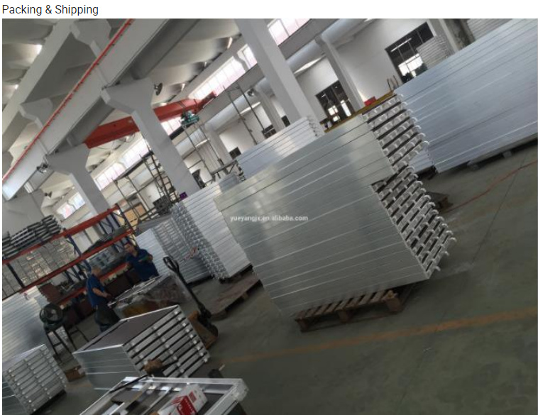Packing of Aluminium Void Platform for Construction Use