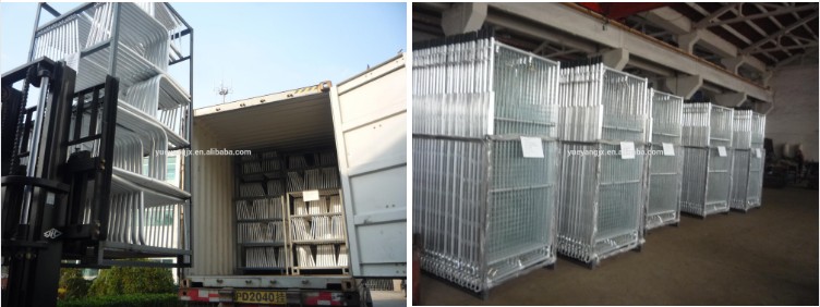 Packing of Loading Bay Gate For Scaffolding Protection