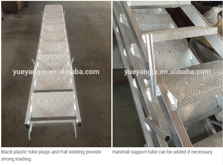 Effect drawing of Aluminium Scaffold Stair Ladder for Construction Use