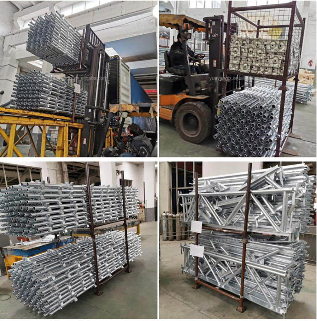 aluminium scaffolding packing and shipping
