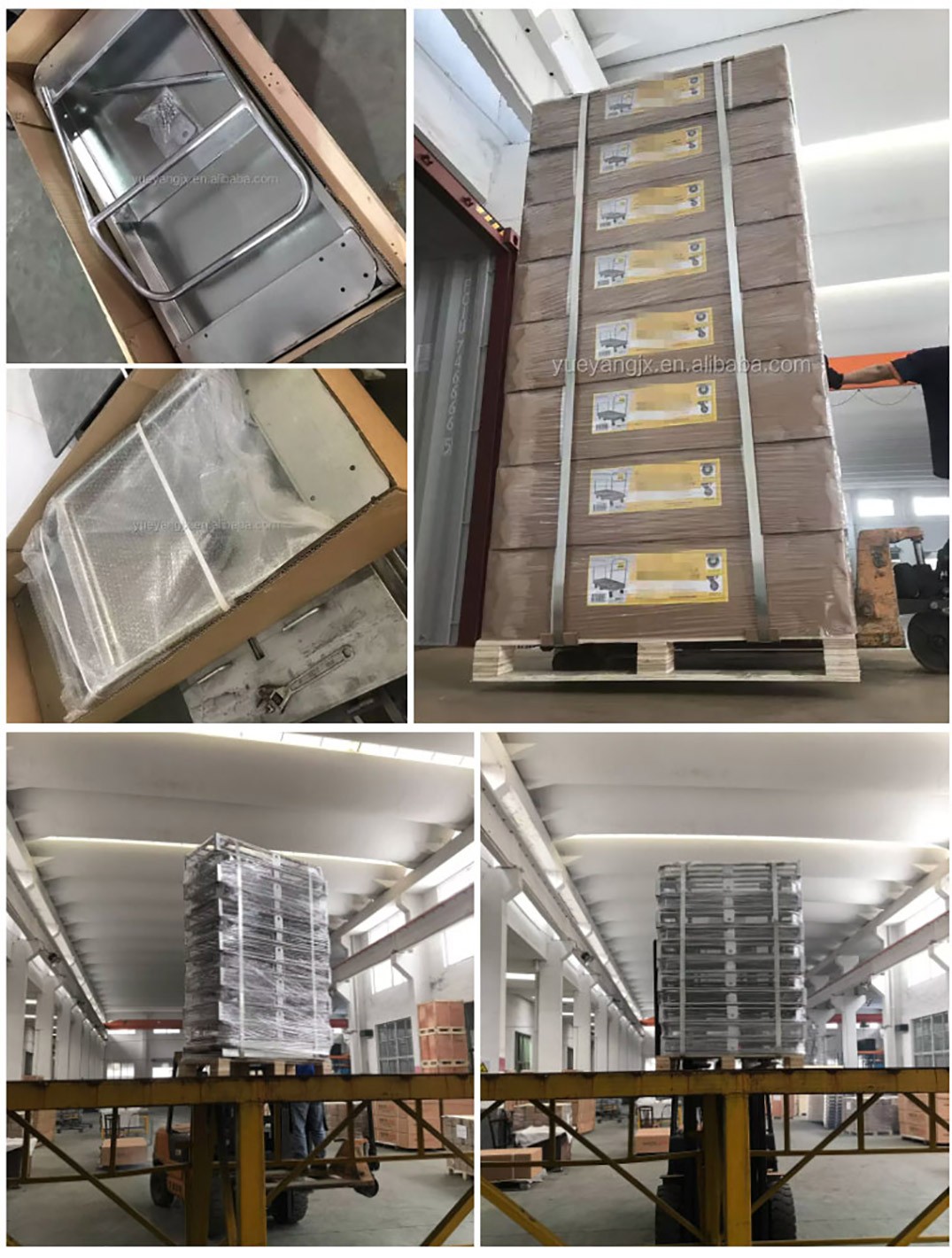 Heavy duty tubular trolley packing and shipping