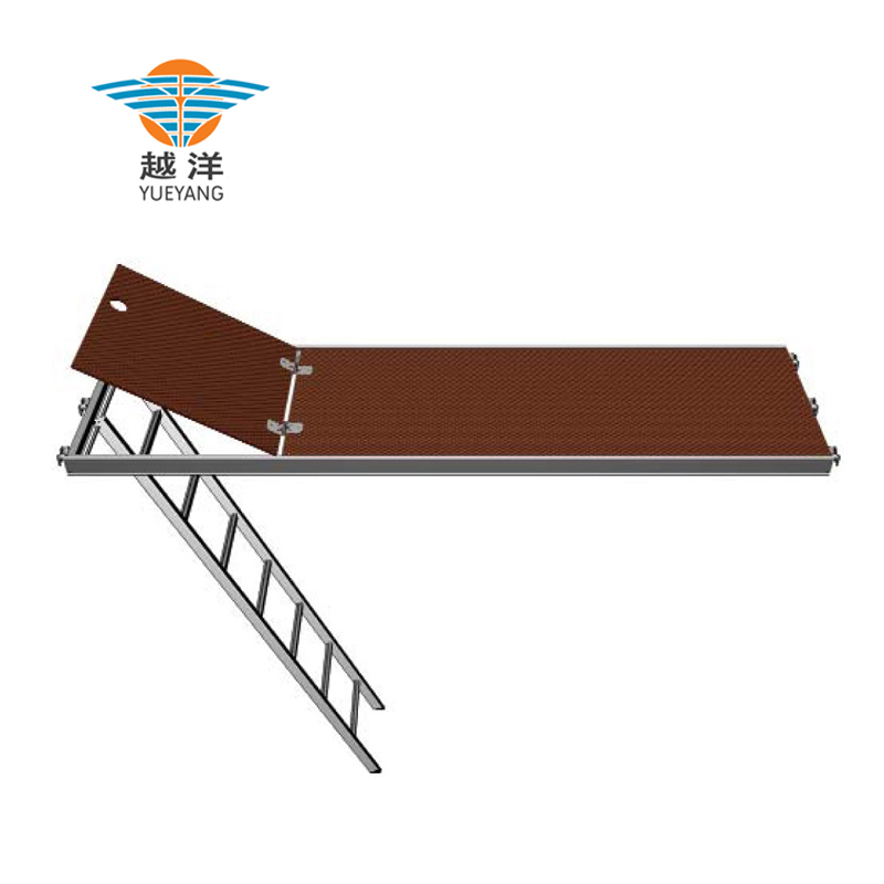 Aluminium Plywood Scaffold Trap Door Platform with Ladder for Construction Use
