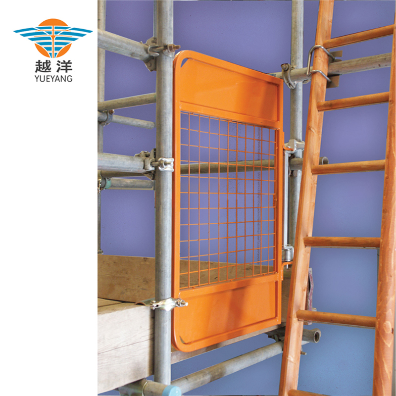 Self Closing Ladder Access Gate for Scaffolding Protection
