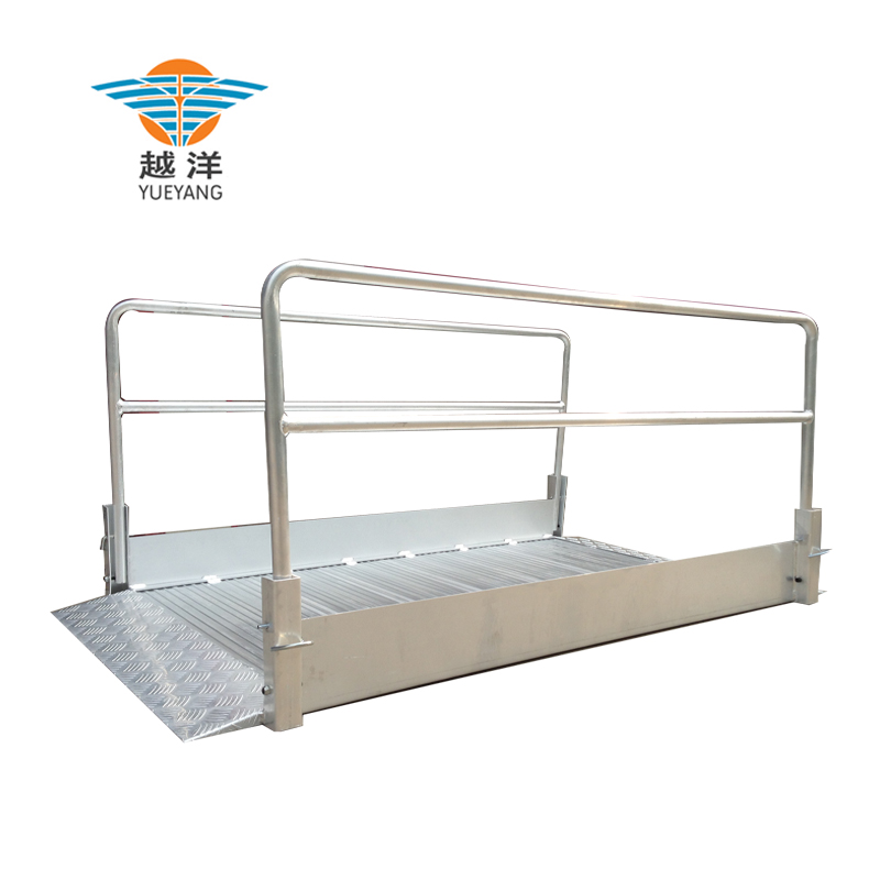 High Strength Portable Aluminium Demountable Gangway with Ramp and Handrail
