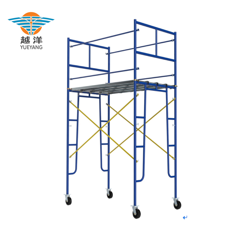 Frame scaffolding systems for construction