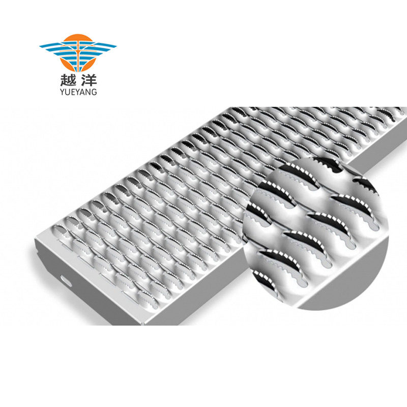 Non-slip Perforated Steel Stair Step And Walkway Tread