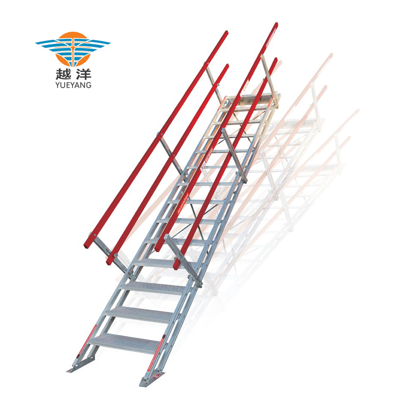 Folding Aluminium Stairway And Gangway For Multifunctional Use