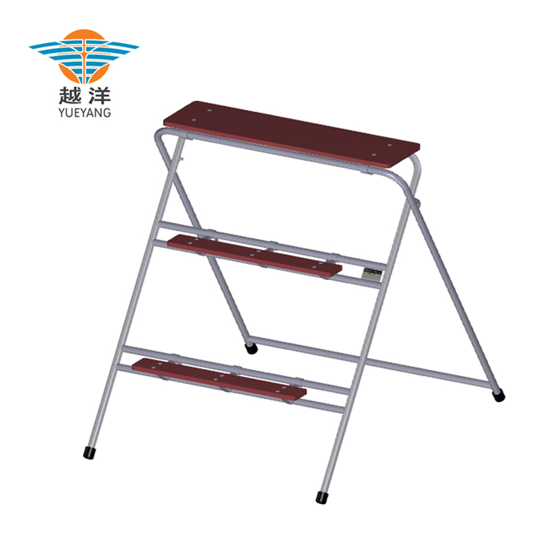 Steel Portable Folding Work platform Ladder With 3 Step