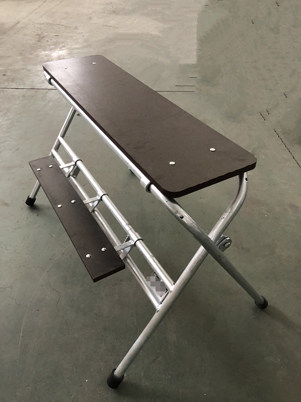 Steel Portable Folding Work platform Ladder With 3 Step