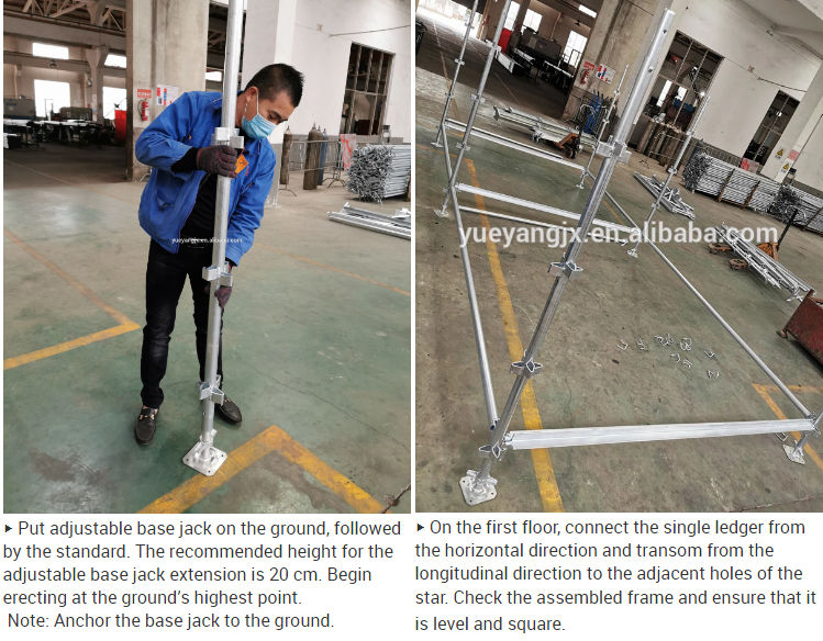 Show of Kwikstage Scaffolding System-Horizontal Ledger Show of Kwikstage Scaffolding System-Horizontal Ledger