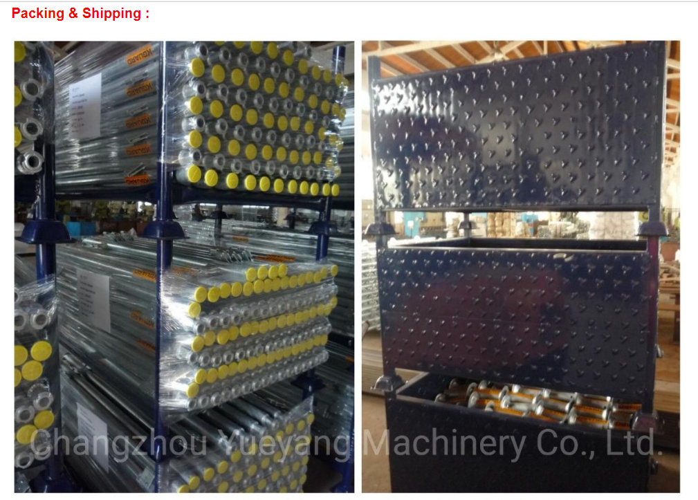 packing and shipping about Galvanized Steel Safety Temporary Fence for Edge Protection