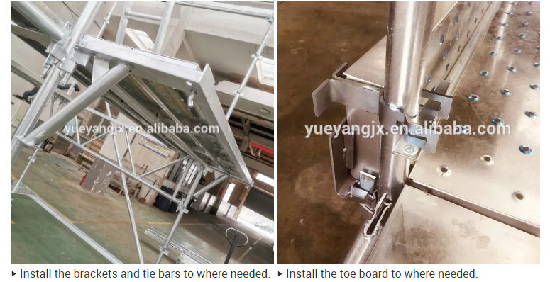 connection stage of Modular Kwikstage Scaffolding System Comply With Australian Standard For Building Work