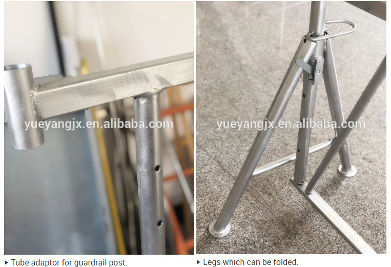 Physical pictures of Heavy Duty Adjustable Folding Scaffolding Trestle For Builder Use