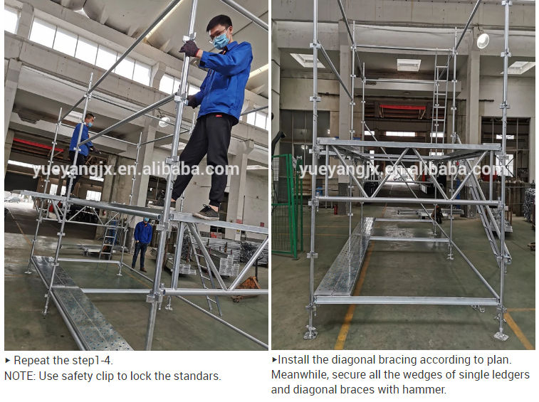 Presentation of Kwikstage Scaffolding System Comply With Australian Standard For Building Work