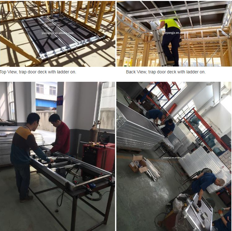 Packing of Aluminium Plywood Scaffold Deck with Trap Door for Construction Use