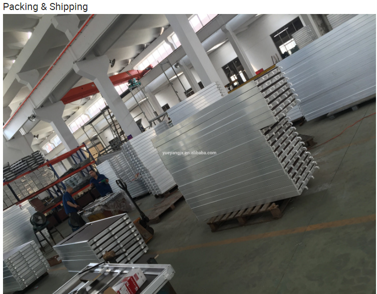 packing and shipping about Aluminium Plywood Scaffold Deck with Trap Door for Construction Use