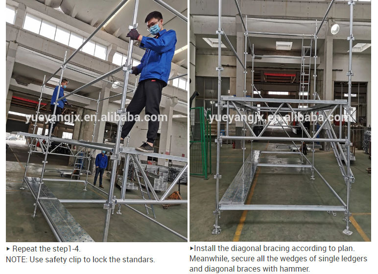 Presentation of Modular Kwikstage Scaffolding System Comply With Australian Standard For Building Work