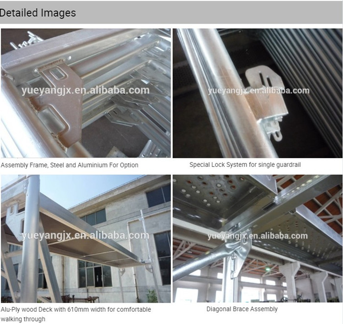 detail images about Speedy Scaffold System For Easy Set Up
