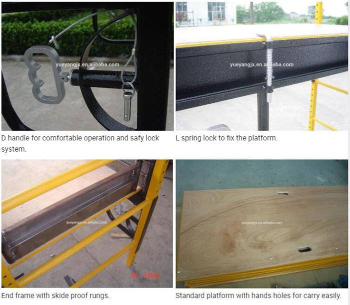 display of Adjustable Multifunctional Baker Rolling Scaffolding
