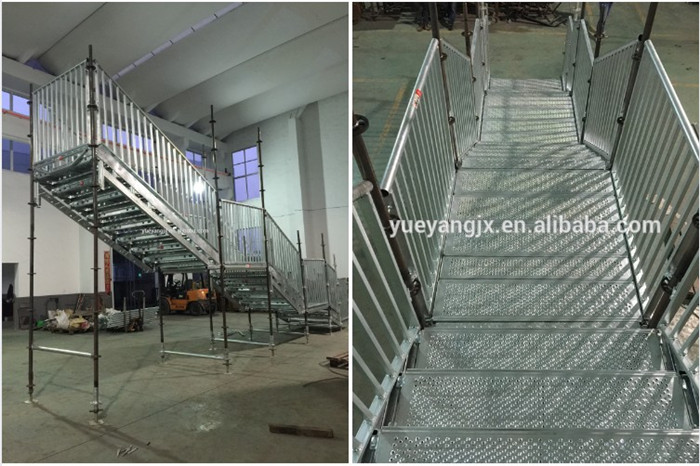Physical pictures of Galvanized Outdoor Stair for Public Use