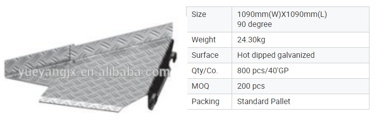 Parameters of Steel Scaffolding Corner Plank Deck In Layher Style For Construction Use