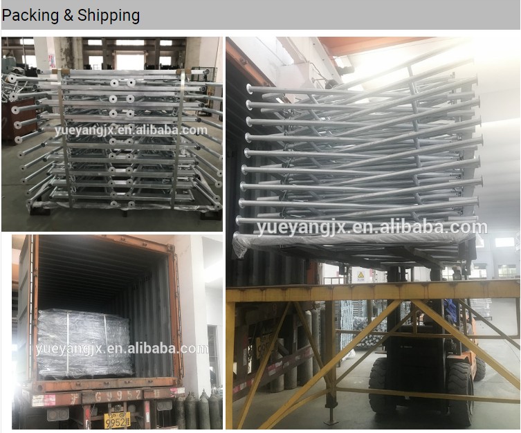 packing and shipping about Heavy Duty Steel Folding Scaffolding Trestle For Construction Use
