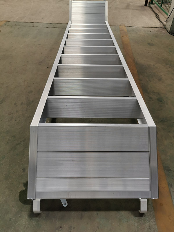 Presentation of Aluminium Scaffolding Stair Platform Ladder System