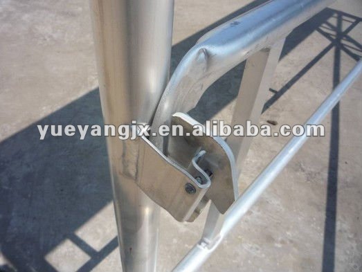 Imagens detalhadas do sistema de andaimes de fachada Layher