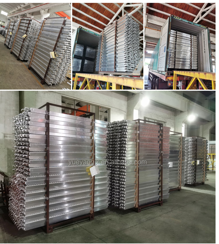 aluminium scaffolding planks packing and shipping