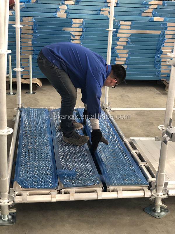 Show of All-round Ringlock Scaffolding Stair System For Work Platform