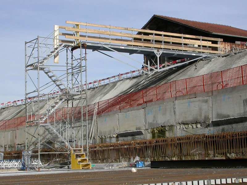 Project in Switzerland Scaffolding System Solution