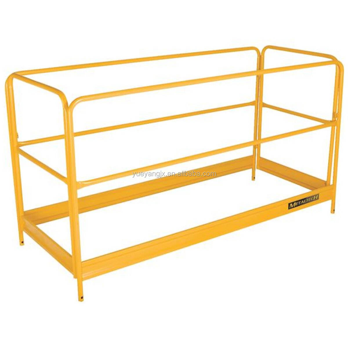 Metal Guard Rail For Baker Rolling Moveable Scaffolding