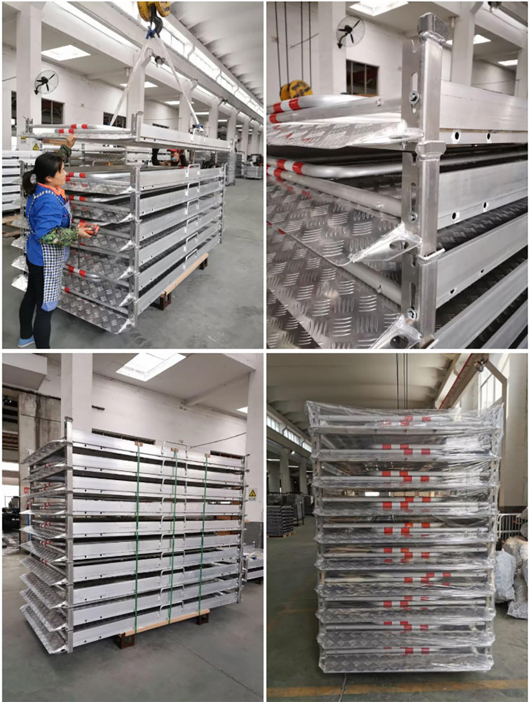 aluminum gangway packing and shipping
