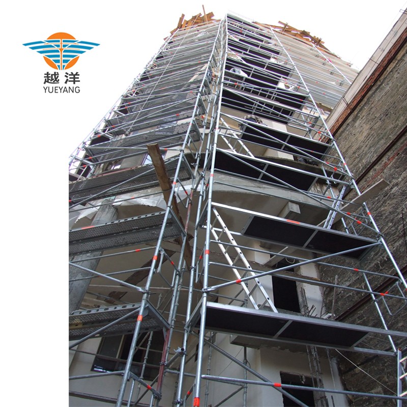 Facade scaffolding systems