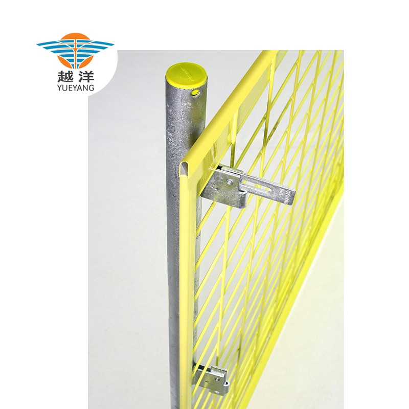 Safety Slab Support Post Of Temporary Fence System For Edge Protection